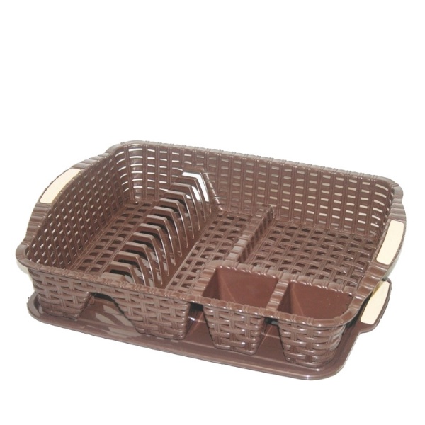 и100550 Сушилник за съдови едно ниво- Лорен кафяво