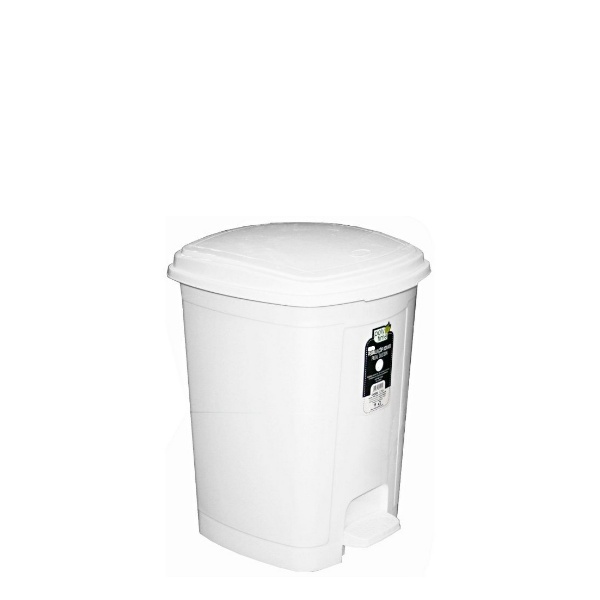 и101876 2 Кош с педал Бял 6 литра