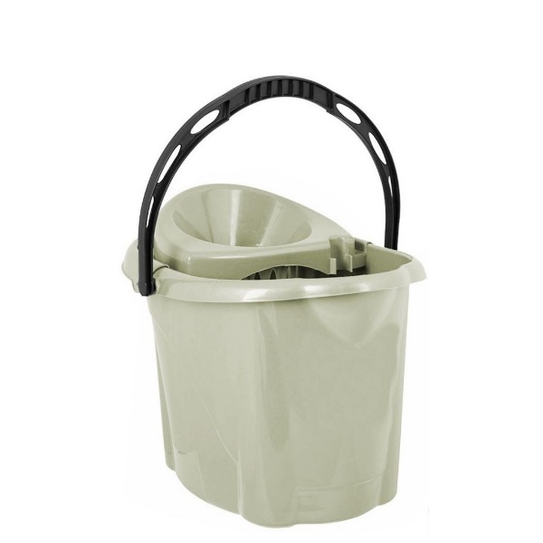 и1164 4 Кофа с цедка Овал -Сиво 12 литра