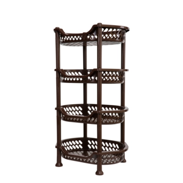 п810 каф Стелаж за зеленчуци кафяв