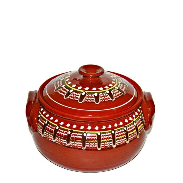 4-004 Гювеч Троянска шарка - 6 литра