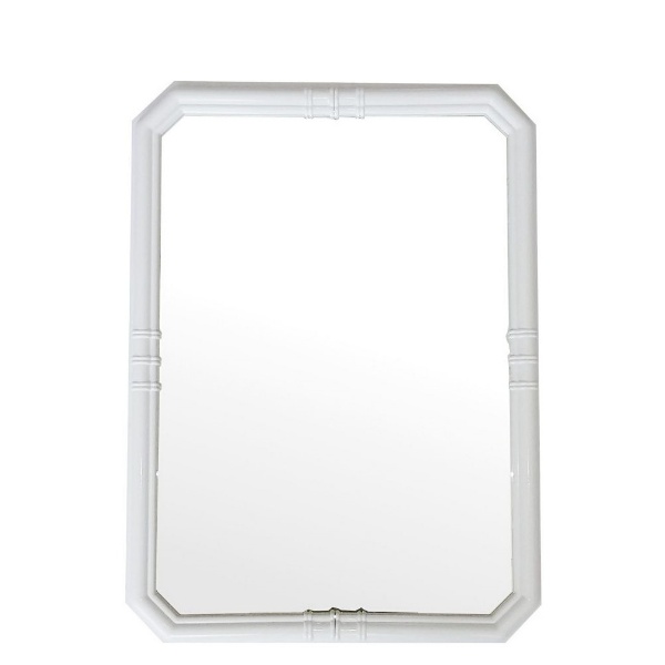 Б847 1 Голямо правоъгълно огледало - бяло