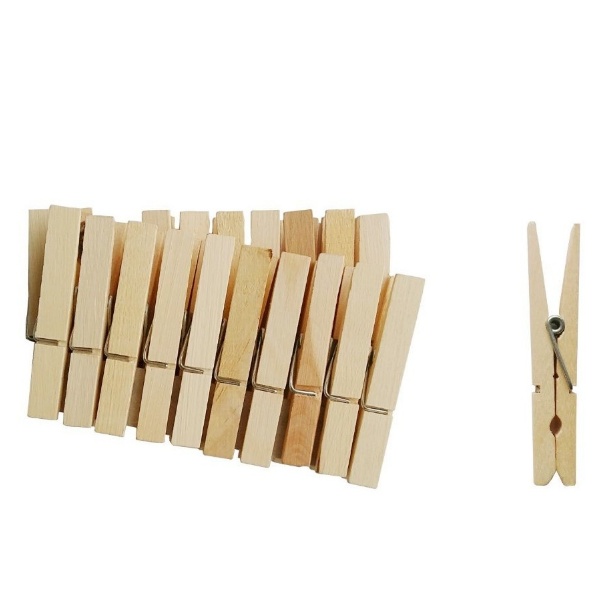 И02-10560 Дървени щипки за пране 9 см