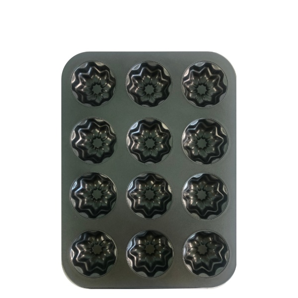 И02-8005 Тефлонова форма за мъфини 12 броя - Цвете