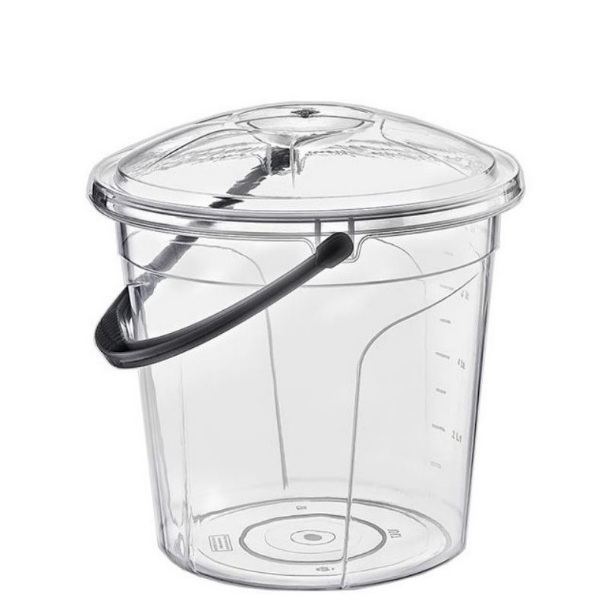 И1049 Прозрачна кофа с капак №3