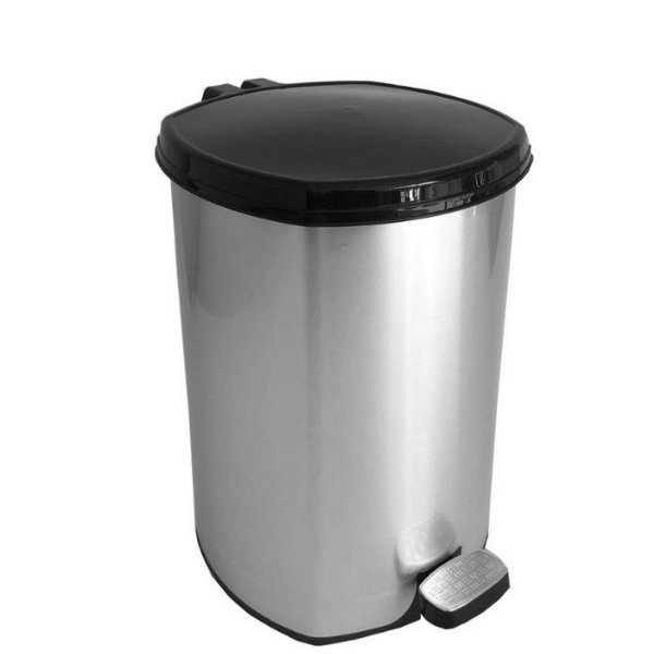 И102805 Кош с педал №4 Хром