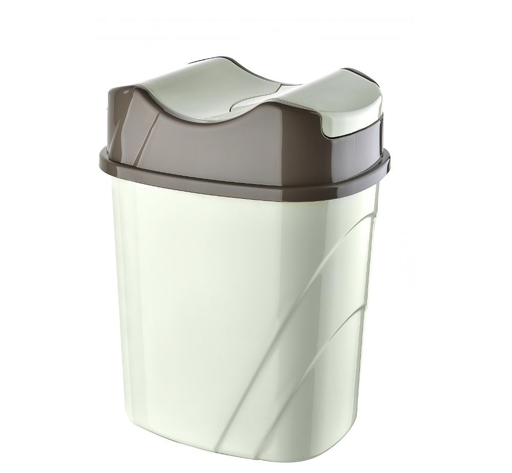 15 Кош с люлеещ капак Tuffex 25 литра Крем