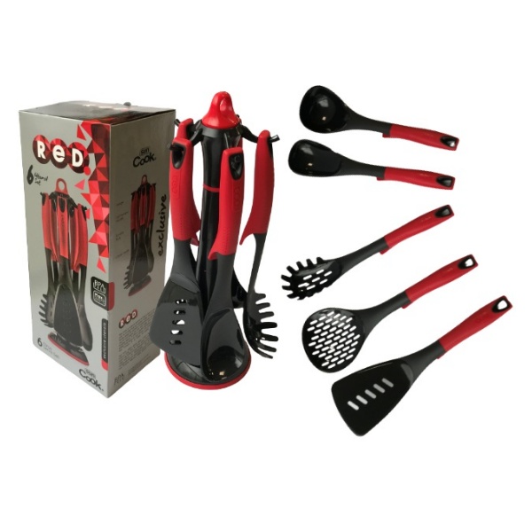 И106095 Прибори за сервиране с поставка - RED