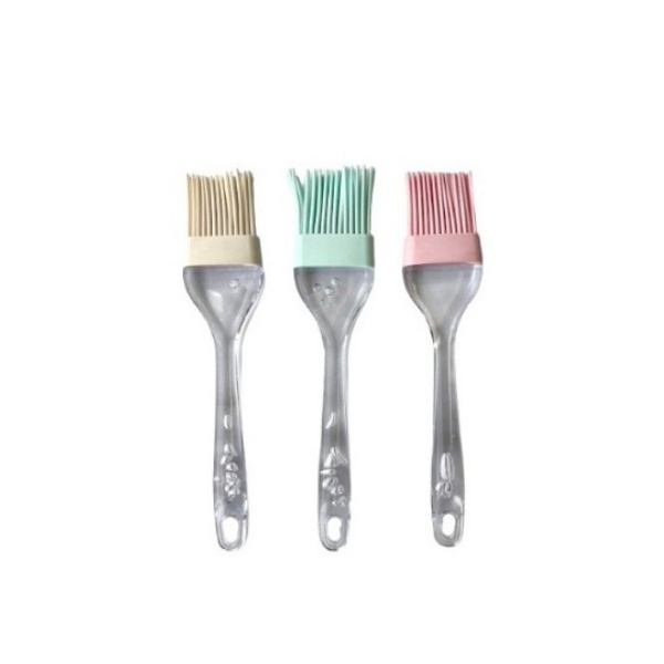 кйкхкг Четка за тестени изделия силикон Sun Cook - малка и прозрачна