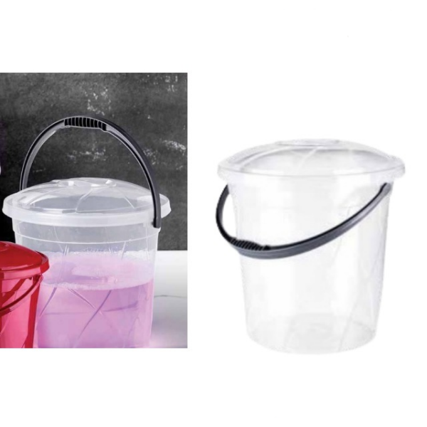 13 Кофа с капак прозрачна 20 литра