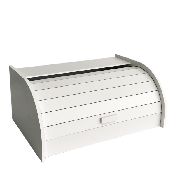 799 Кутия за хляб дървена бяло