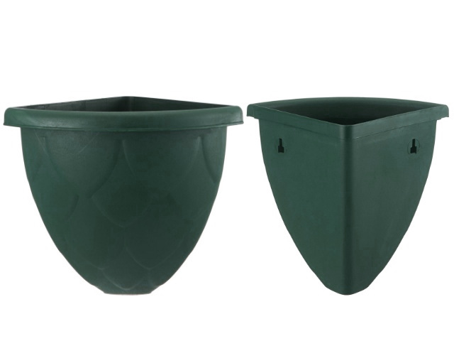 3 Саксия стенна 1,7 литра Зелено