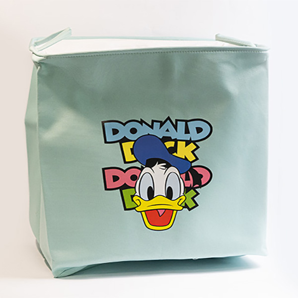 и02-14182-2 Кош текстил детски Квадрат синьо герои