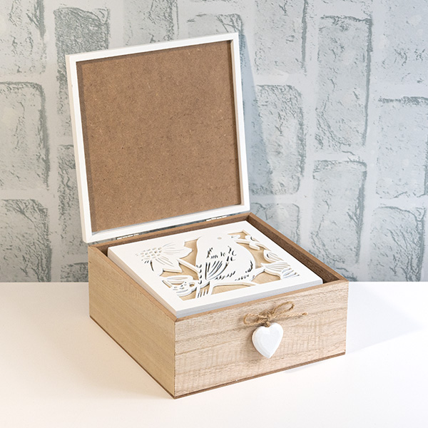 _NKN4627 Кутии за съхранение дървени 2 броя