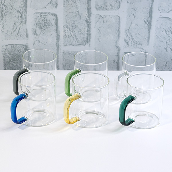 _NKN5062 Чаша с дръжка 0,2 литра 6 броя Цветна дръжка