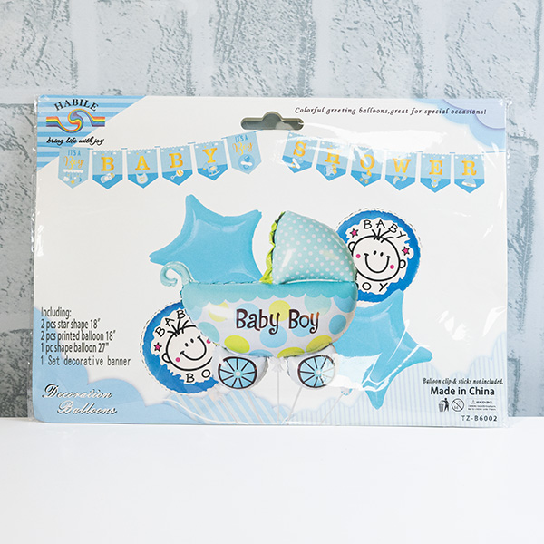 _NKN6401 Парти украса балони с банер за бебе момче