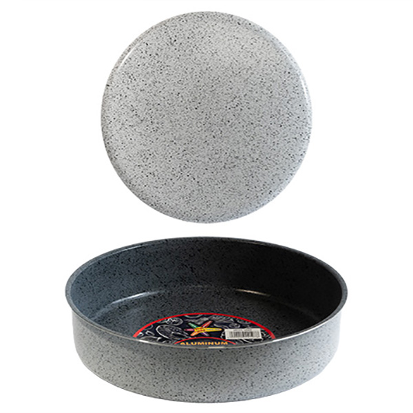 И031-1040 Тава незалепващо покритие мрамор Ф28