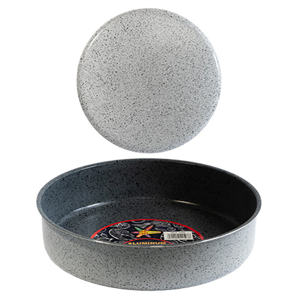 И031-1042 Тава незалепващо покритие мрамор Ф32