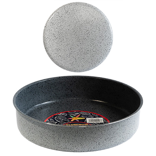 И031-1044 Тава незалепващо покритие мрамор Ф36