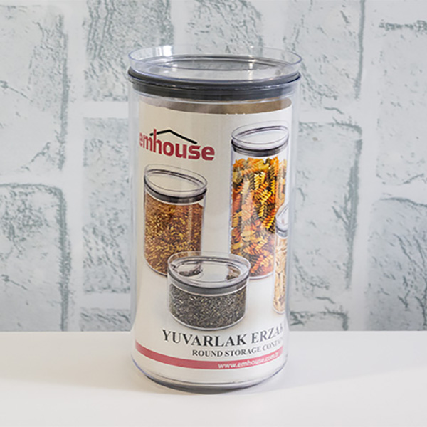 и107518 Контейнер за съхранение кръг 1,25л.