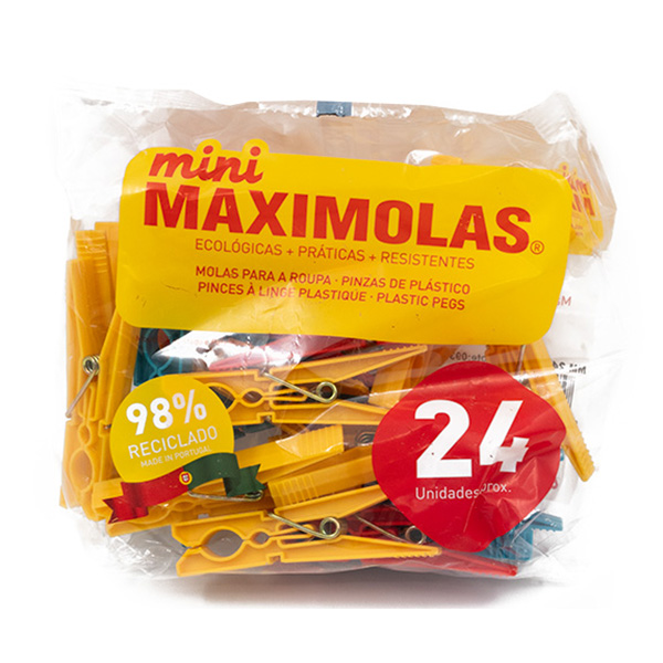 И041-1004 Щипки за пране 24 броя 7,8/0,9 см