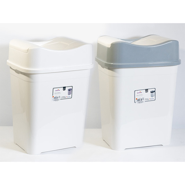 И106632-3 Кош с люлеещ капак 20 литра бяло