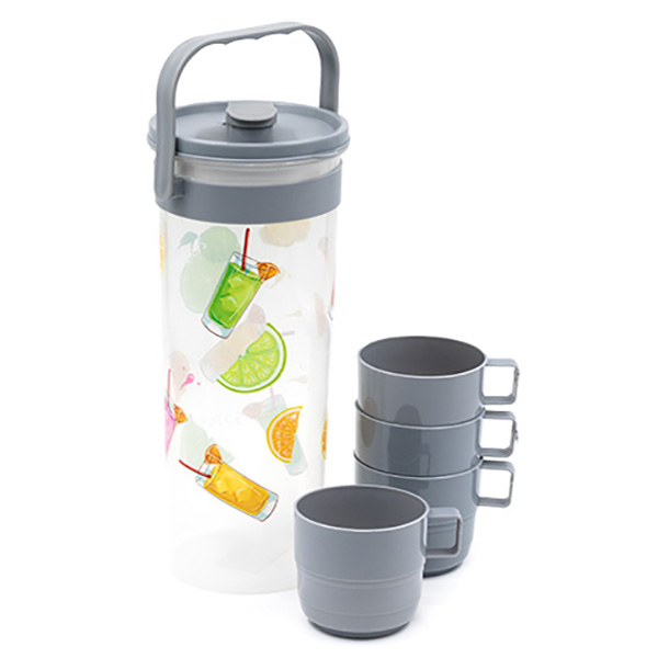 и02-19095 Комплект бутилка и чаши 5 части