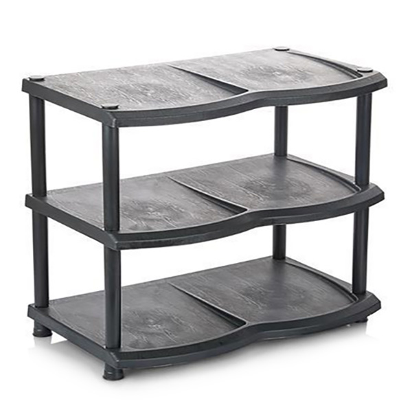 003 w Стелаж за обувки 3 нива черно