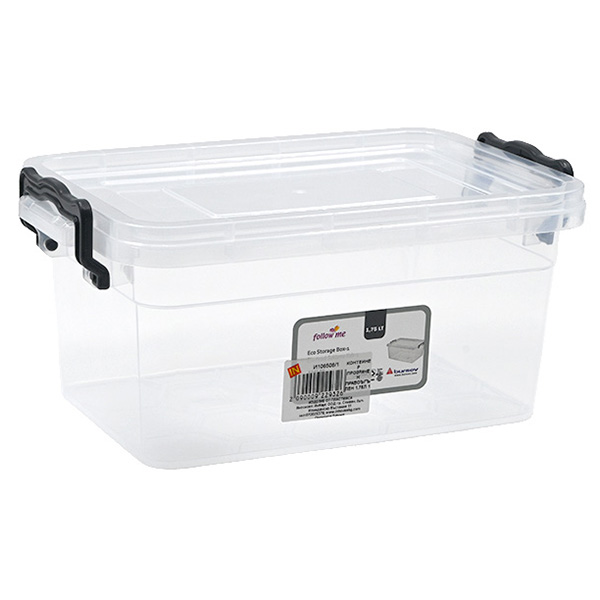 И106508-1 Контейнер прозрачен правоъгълен 1,75л