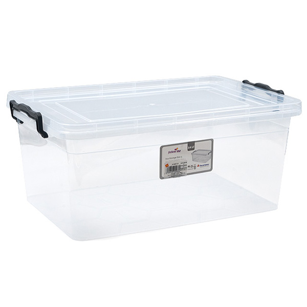 И106512-1 Контейнер прозрачен правоъгълен 14л