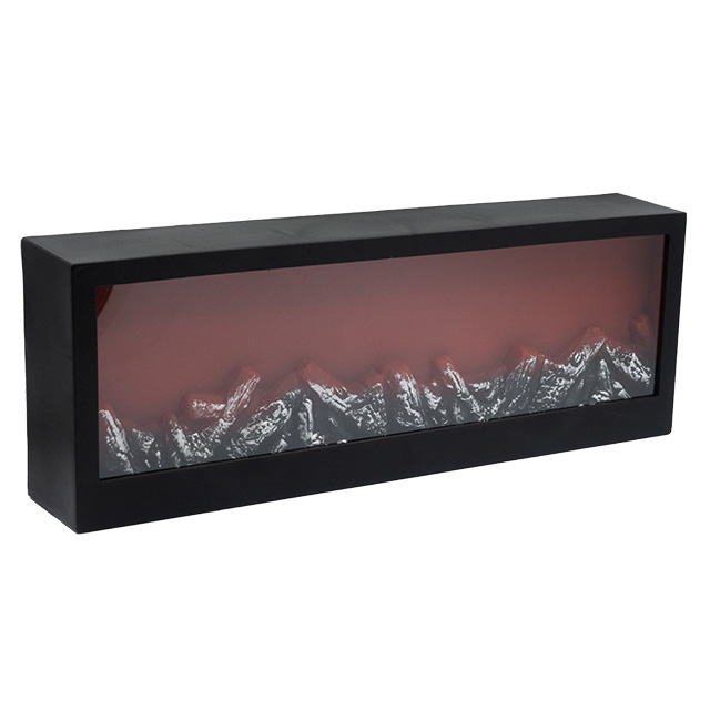 И02-20998-2 Камина декоративна с USB черно