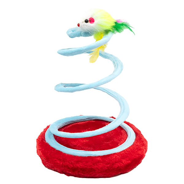 И02-23055 Играчка за домашен любимец с пружина 16/21см