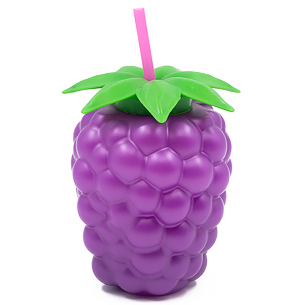 И108146 Бутилка с декор и сламка 0,8л грозде