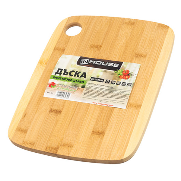 И043-1026 Дъска бамбуково дърво 30,5/23/1 см