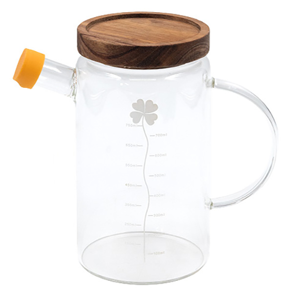 и02-21361 Съд за олио бамбуков капак 0,750 литра