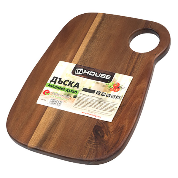 и043-1011 Дъска акациево дърво 31,8/23/1,6 см