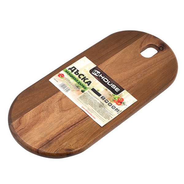 и043-1023 Дъска акациево дърво 40/17,5/1,2 см