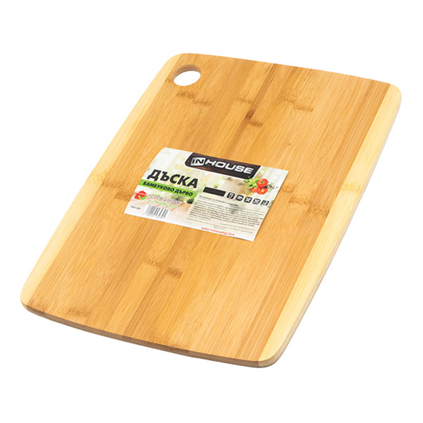 и043-1025 Дъска бамбуково дърво 38,5/29/1 см