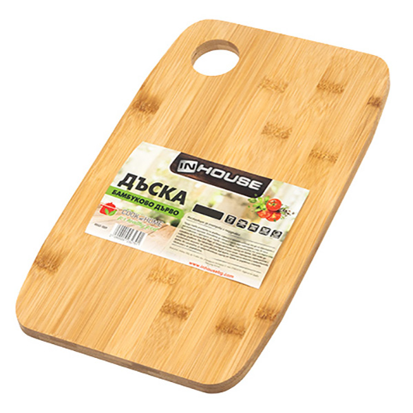 и043-1028 Дъска бамбуково дърво 33/19,5/1,2 см