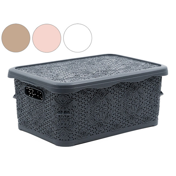 и108242 Кутия с капак 5 литра дантела