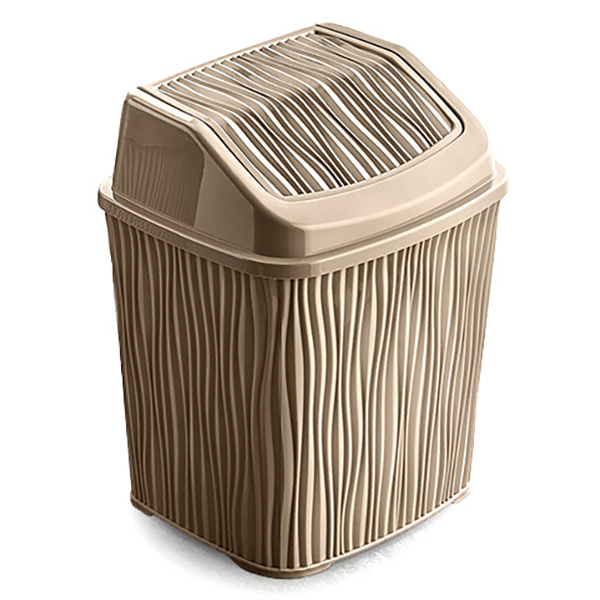 И108030-2 Кош с люлеещ капак 6,2 литра Вълни капучино