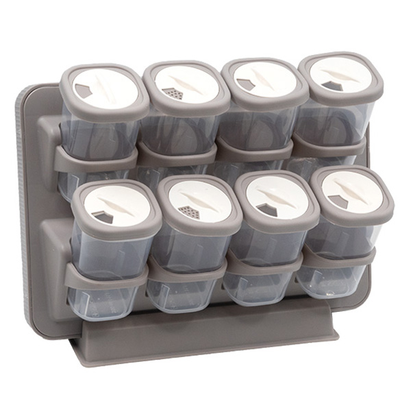 И108255 Контейнер за подправки 8 броя с поставка